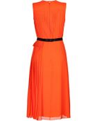 Victoria, Victoria Beckham Pleated Panel Dress - Lyst