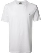Acne Studios 'Measure-Face Badge' T-Shirt - Lyst