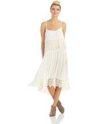 Free People Crinkled Crepe Star Slip Dress - Lyst