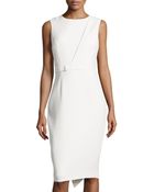 Jason Wu Sleeveless Cascade Zip Dress - Lyst