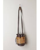 Anthropologie Calf Hair Bucket Bag - Lyst