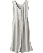Uniqlo Women Idlf Linen Sleeveless Dress - Lyst
