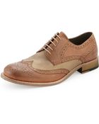 Kenneth Cole State Of Mind Lace-Up Wing-Tip - Lyst