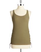 Guess Ribbed Tank - Lyst