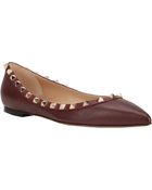 Valentino Rockstud Ballerinas - Lyst
