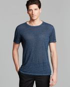 John Varvatos Collection Short Sleeve Dye Knit Tee - Lyst