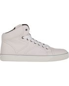 Lanvin Piped Cap-Toe Sneakers - Lyst
