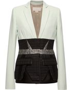 Antonio Berardi Cady and Check Jacquard Jacket - Lyst