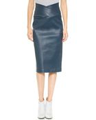 Zero + Maria Cornejo Zero + Maria Cornejo Nebi Skirt - Blue - Lyst