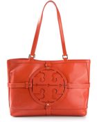 Tory Burch Logo Tote - Lyst