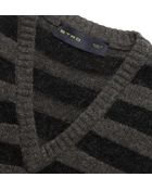 Etro Wool, Mohair And Cashmere-Blend Sleeveless Sweater - Lyst