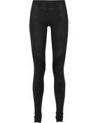 Rick Owens Paneled Jersey Leggings - Lyst