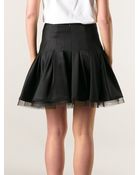 Philipp Plein Flared Pleated Skirt - Lyst