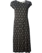 Tory Burch Silk Printed Dress - Lyst