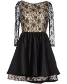 Alice + Olivia Alice+Olivia Short Dress - Lyst