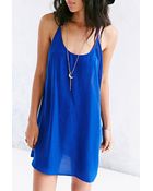 Sparkle & Fade Deep Racerback Tank Dress - Lyst