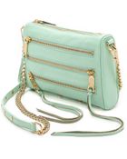 Rebecca Minkoff Mini 5 Zip Cross Body Bag - Watermelon - Lyst