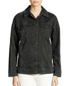 Free People Long Denim Jacket - Lyst