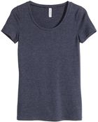 H&M Jersey Top - Lyst
