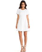 Rebecca Taylor Poplin Cut Out Dress - Lyst