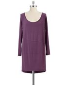 Donna Karan New York Liquid Jersey Sleep Shirt - Lyst