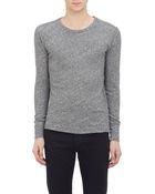 Iro Mélange Long-Sleeve T-Shirt - Gray - Lyst
