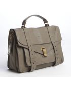 Proenza Schouler Taupe Leather 'Ps 1' Convertible Medium Bag - Lyst