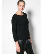 Violeta By Mango Embellished Alpaca Wool-Blend Sweater - Lyst