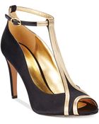 Nine West Day Dream Tstrap Evening Sandals - Lyst