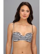 Mikoh Swimwear Bordeaux Structured Bra Top - Lyst