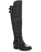 Dv By Dolce Vita Landrie Knee High Moto Boots - Lyst