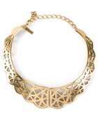 Oscar de la Renta Bib Necklace - Lyst