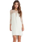 Mason by Michelle Mason Lace Shift Dress - Lyst