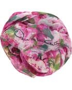 Oscar de la Renta All Over Floral Scarf - Lyst