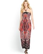 Brave Soul Printed Maxi Dress - Lyst