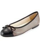 French Sole Lotto Leather Ballet Flat - Lyst