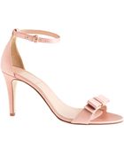 J.Crew Satin Bow High-Heel Sandals - Lyst
