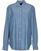 Aspesi Denim Shirt - Lyst