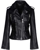 McQ by Alexander McQueen Leather Outerwear - Lyst