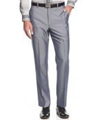 Calvin Klein Light Blue Twill Dress Pants Slim Fit - Lyst