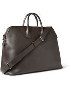 Valextra Textured-Leather 24 Hour Bag - Lyst