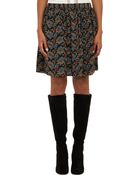 Sea Brocade Skirt - Lyst