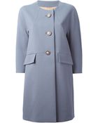 Erika Cavallini Semi Couture Single Breasted Coat - Lyst