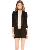 Haute Hippie Long Tux Blazer - Lyst