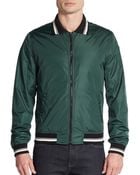 Dolce & Gabbana Lightweight Nylon Varsity Jacket - Lyst