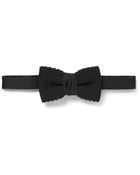Lanvin Knitted Silk Bow Tie - Lyst