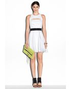 Milly Cutout Circle Skirt Dress - Lyst