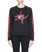 Marc By Marc Jacobs Peyton Samurai Print Sweatshirt - Lyst