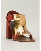 Marni Fringed Sandals - Lyst