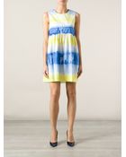 MSGM Tie Dye Dress - Lyst